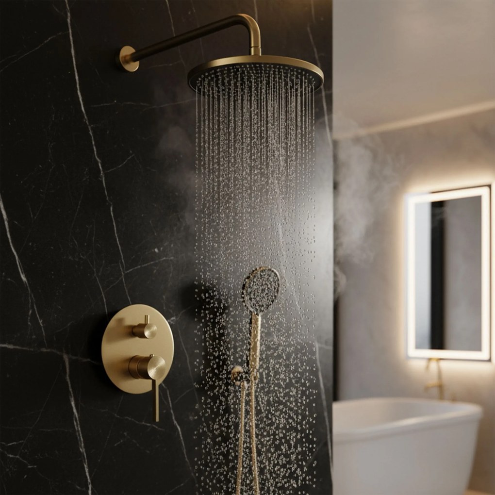 Set de dus incastrat Rea Foster Brush Gold + BOX