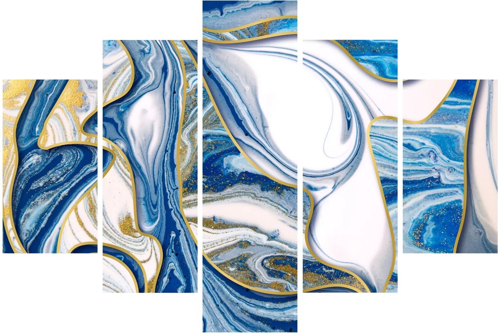 Tablou - Valuri de marmură (150x105 cm)