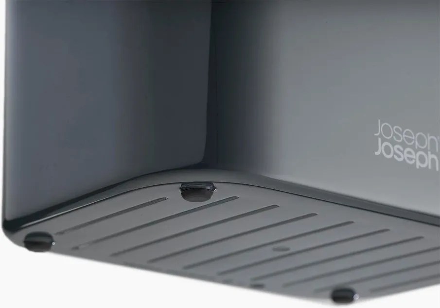 Suport pentru accesorii de spălat gri închis din plastic SinkStore – Joseph Joseph