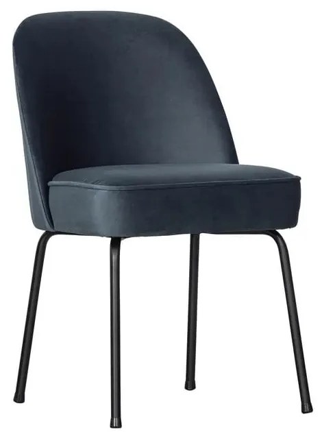 Scaune de dining albastre 2 buc. din catifea Vogue – WOOOD