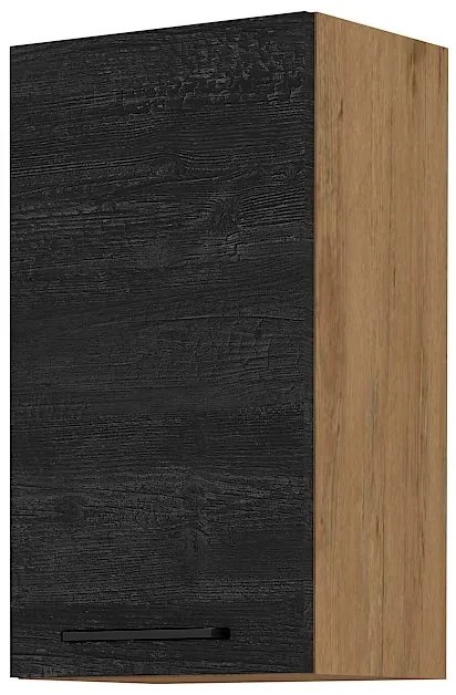 Dulap superior de bucătărie Virion 40 G 72 1F (Stejar lancelot + lemn închis). 1046308