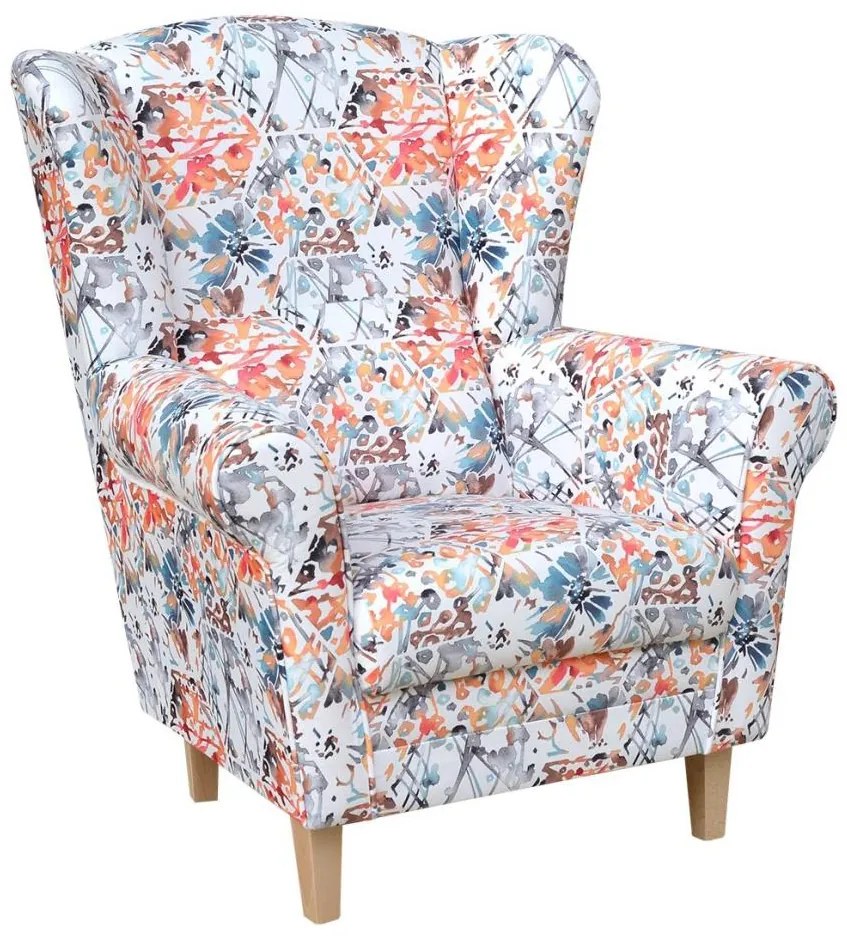 Fotoliu cu aripi GALA, multicolor