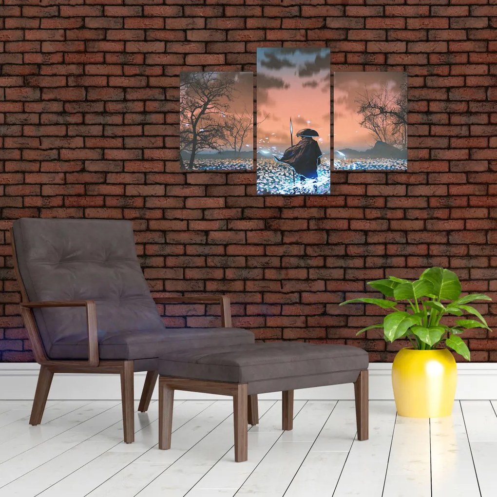 Tablou - Ilustrație a unui războinic (90x60 cm)