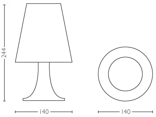 Lampă LED de masă pentru copii Philips 71795/90/16 DISNEY DORY LED/2,3W/230V