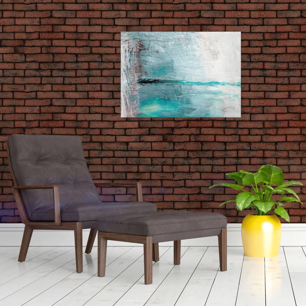 Tablou - pictură abstractă în ulei (70x50 cm)