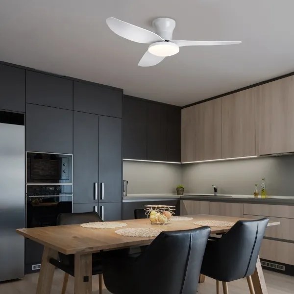 Brilagi - Ventilator LED tavan reglabil 30W 230V 3000-6500K alb + DO