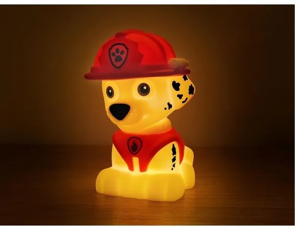 Lampă LED reîncărcabilă dimabilă pentru copii MegaLight PAW PATROL MARSHALL LED/5V