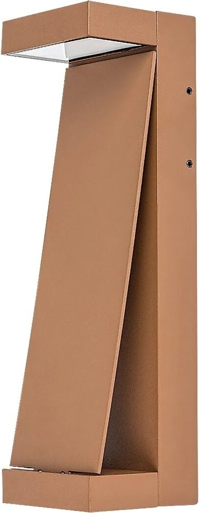 Aplica LED perete exterior IP65 Bradu maro