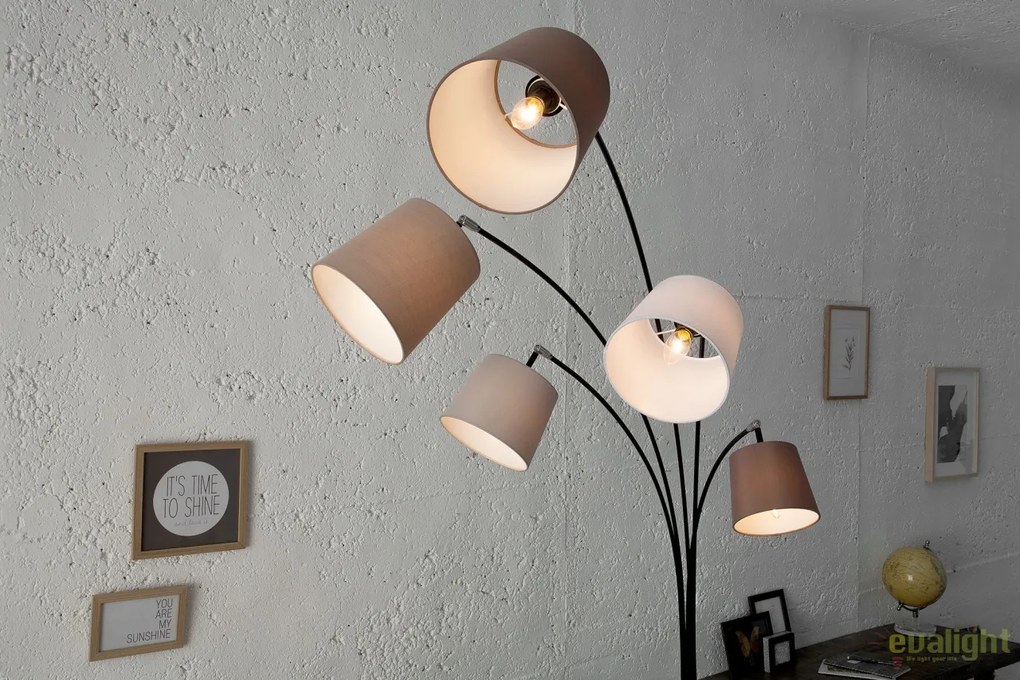 Lampadar elegant cu 5 brate Levels
