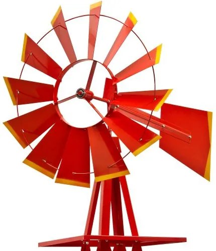 Moară de vânt roșie, 245 cm