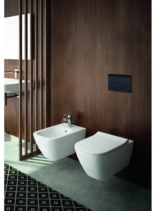 Set rezervor incastrat si cadru, Geberit Duofix, cu clapeta Delta 50 negru lucios si set de fixare, 458.128.DW.1