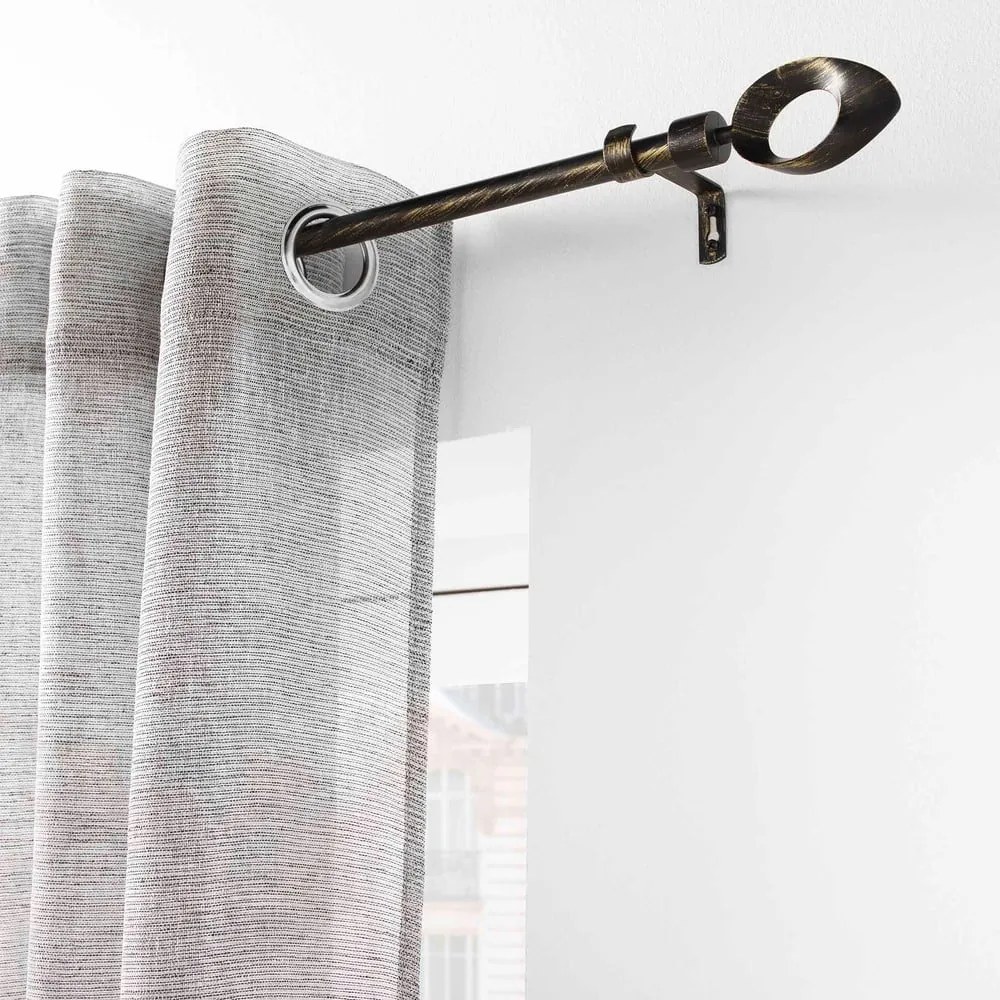 Galerie de perdea 120 - 210 cm extensibilă din metal Ovalon – douceur d'intérieur