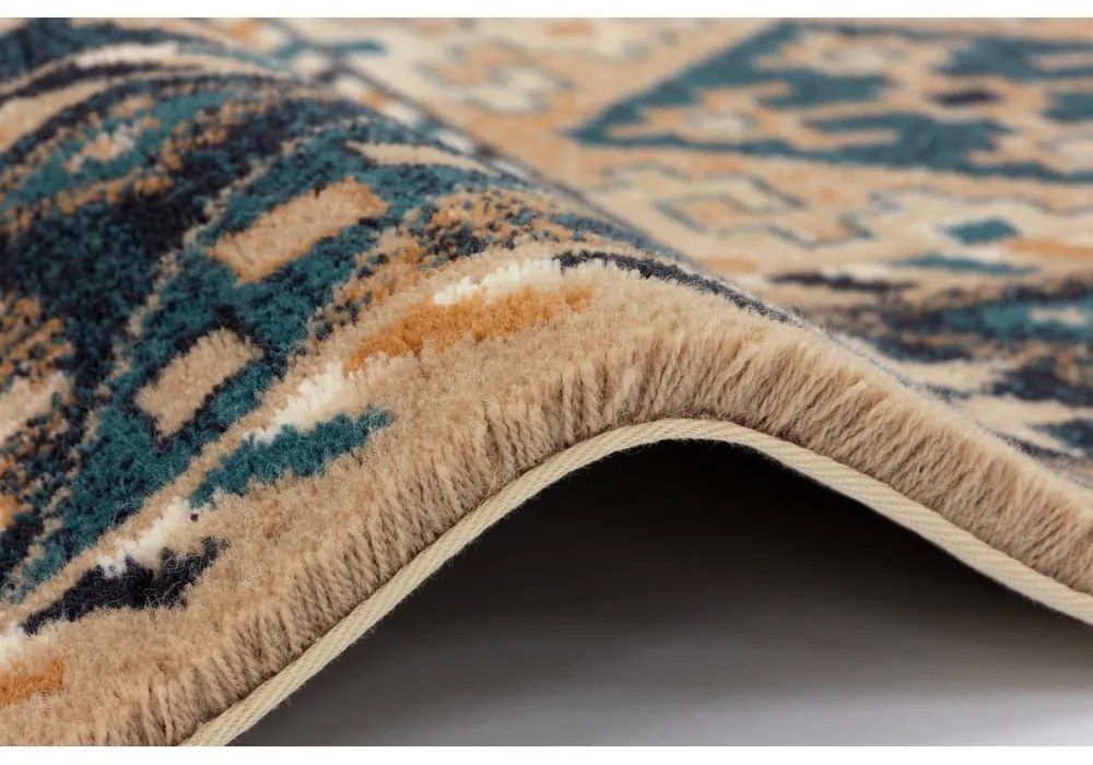 Covor maro din lână 170x240 cm Astrid – Agnella