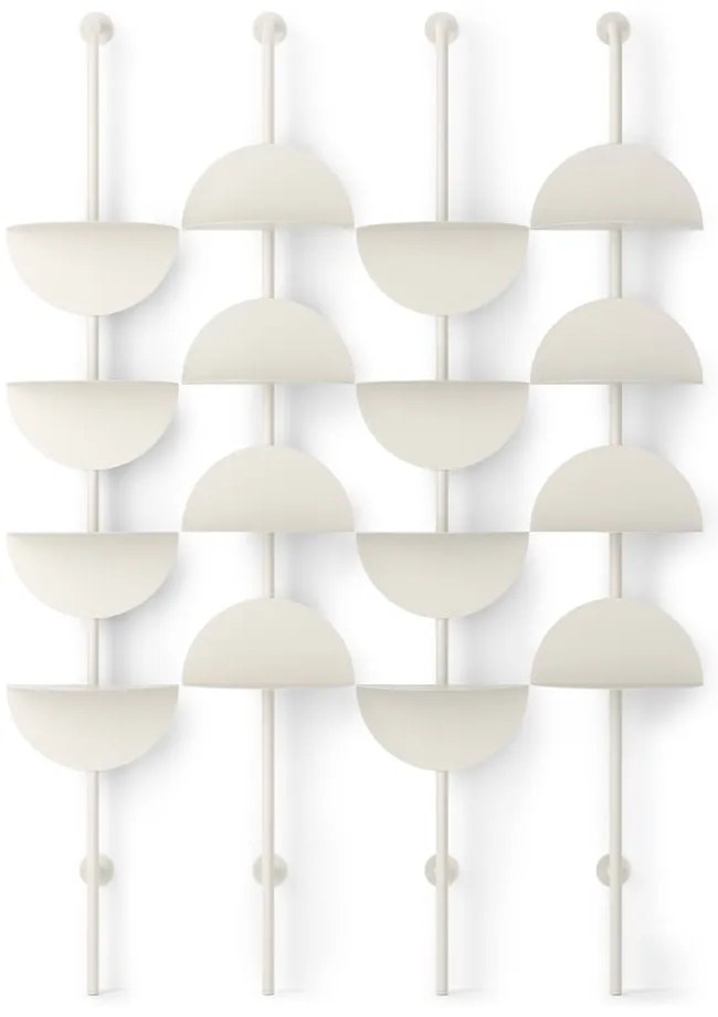 Sistem modular de rafturi alb mat din metal 27x203,5x35 cm Solis – Umbra