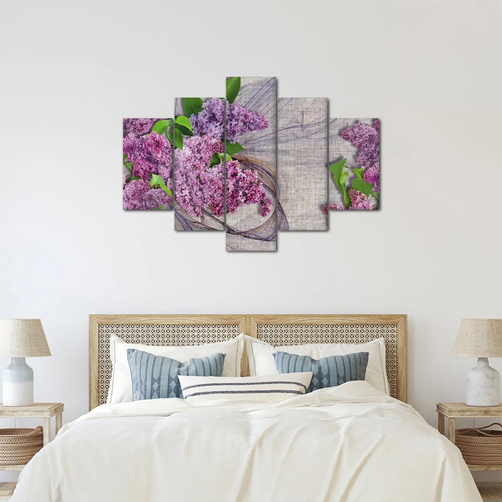 Tablou - Flori de liliac (150x105 cm)
