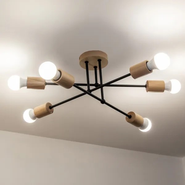 Lustră aplicată CAMBRIDGE 6xE27/15W/230V, pin