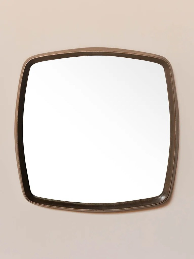 Oglinda de perete din aluminiu, Retro