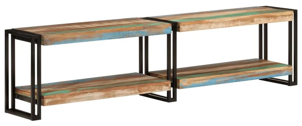 vidaXL Comodă TV, 160x30x40 cm, lemn masiv reciclat