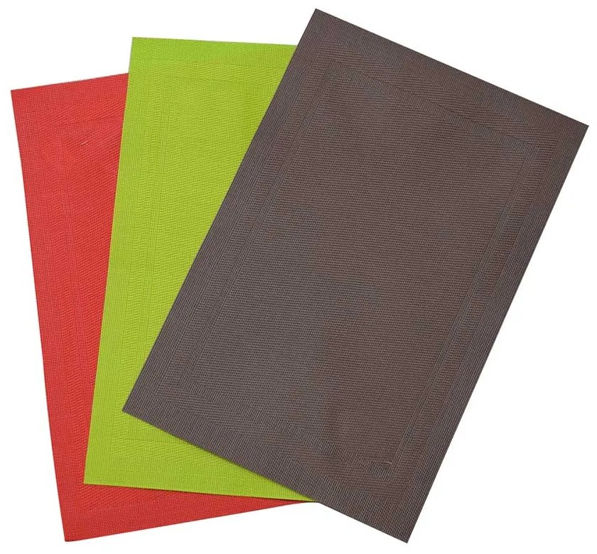 Placemat 30x45cm, PVC/ps, verde, fusion fresh