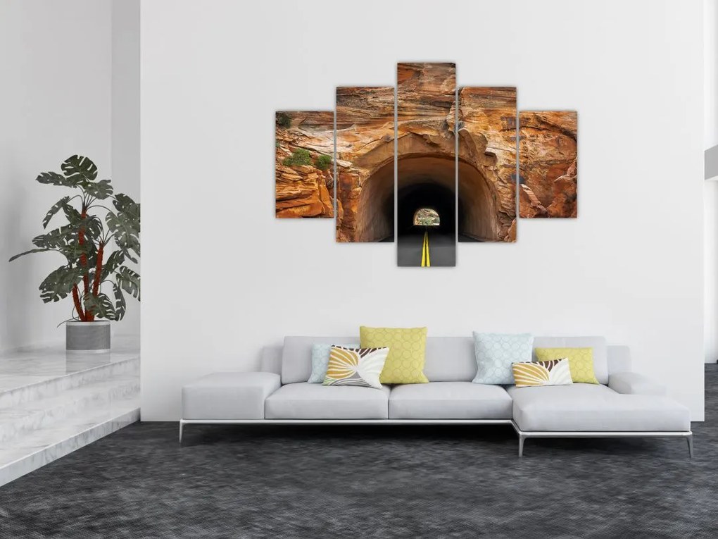 Tablou - tunel în stâncă (150x105 cm)