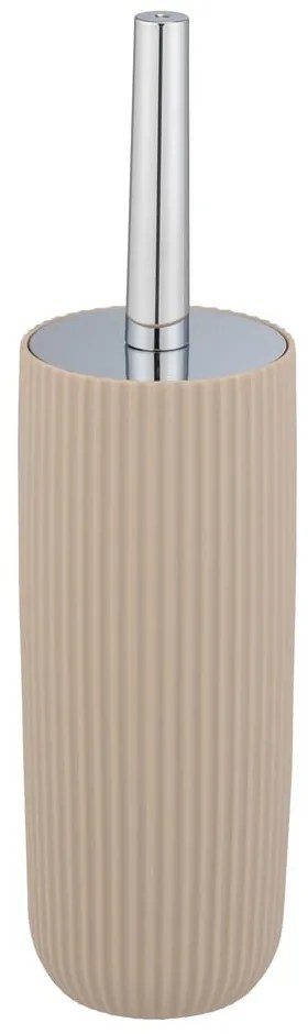 Perie de toaletă bej din plastic Agropoli - Wenko