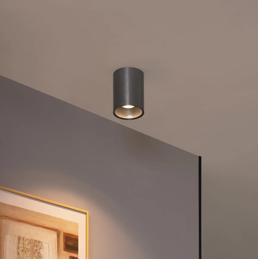 Spot modern integrat, culoare gunmetal, GU10, 50mm - Deep