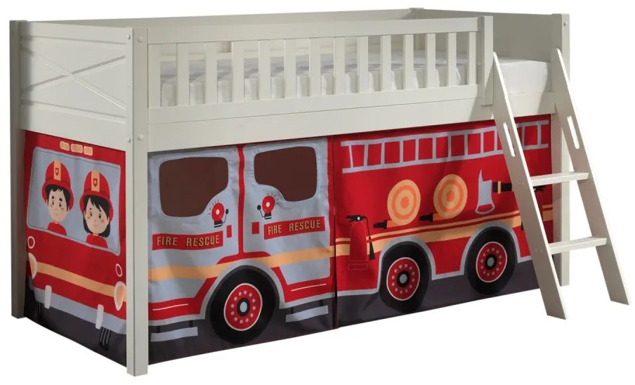 Set SCOTT format în vagonul de dormit înalt și cortina de joc FIRE TRUCK.
