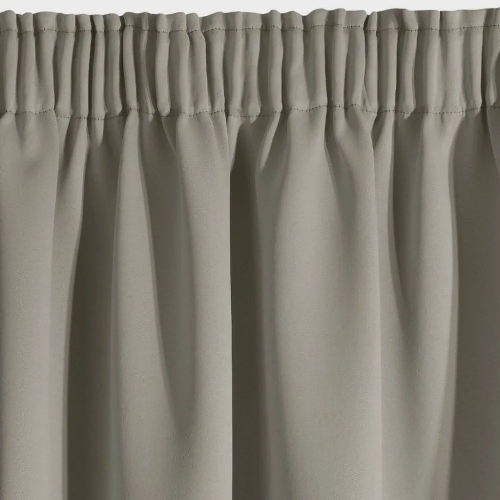 Draperie elegantă de opacă bej 135 x 270 cm