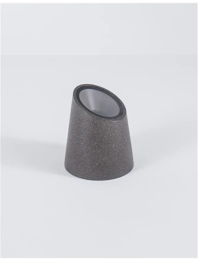 Mini stalp decorativ iluminat exterior IP65 FOX gri