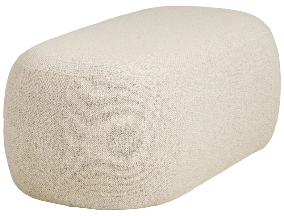 Bancă bej cu tapițerie din țesătură bouclé Blossomville – House Nordic