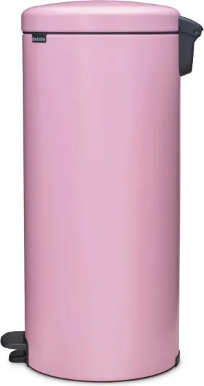 Cos de gunoi cu pedală Brabantia NewIcon 1010443, 30 l, Inchidere lenta, Baza antiderapanta, Roz