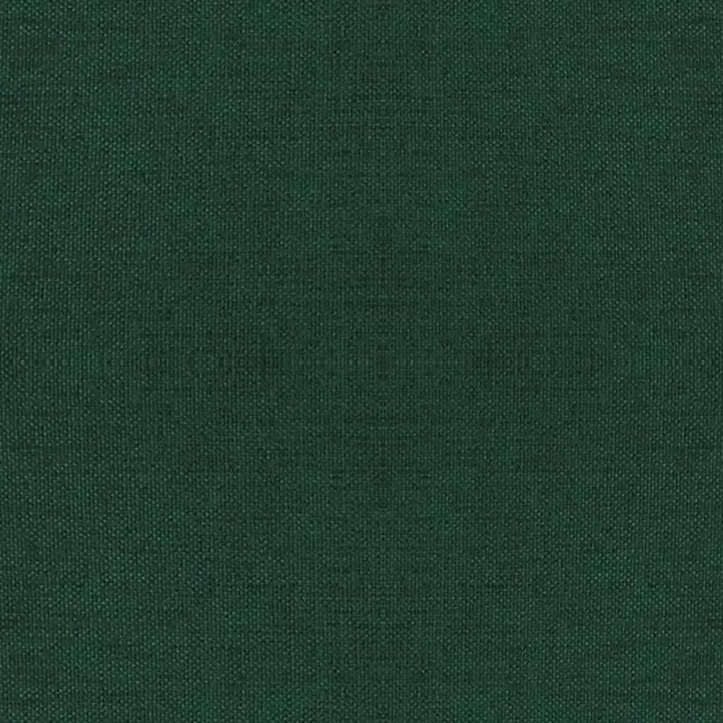 Scaune de masa pivotante, 6 buc., verde inchis, material textil 6, Verde inchis