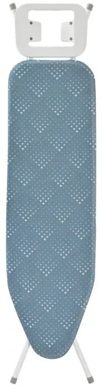 Masă de călcat Kinghoff KH 1938, 107.5x30.5 cm, 4 poziții de reglare, Suport pentru fier de călcat, albastru