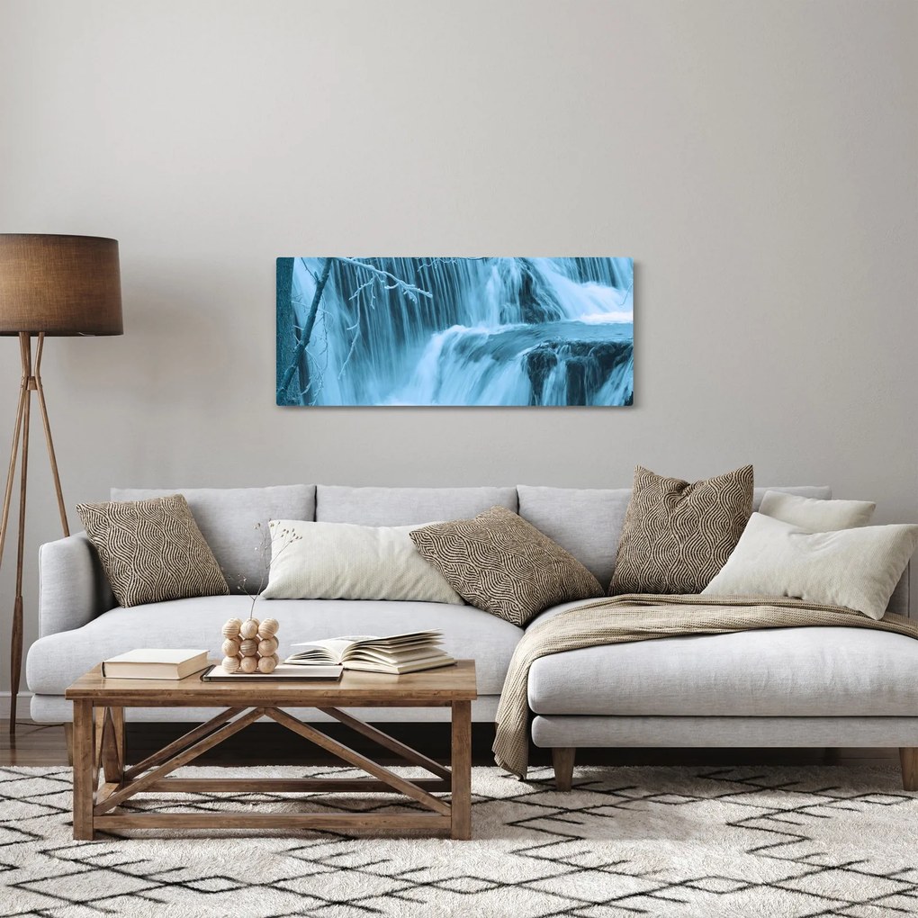 Tablou - cascadele închețate (120x50 cm)