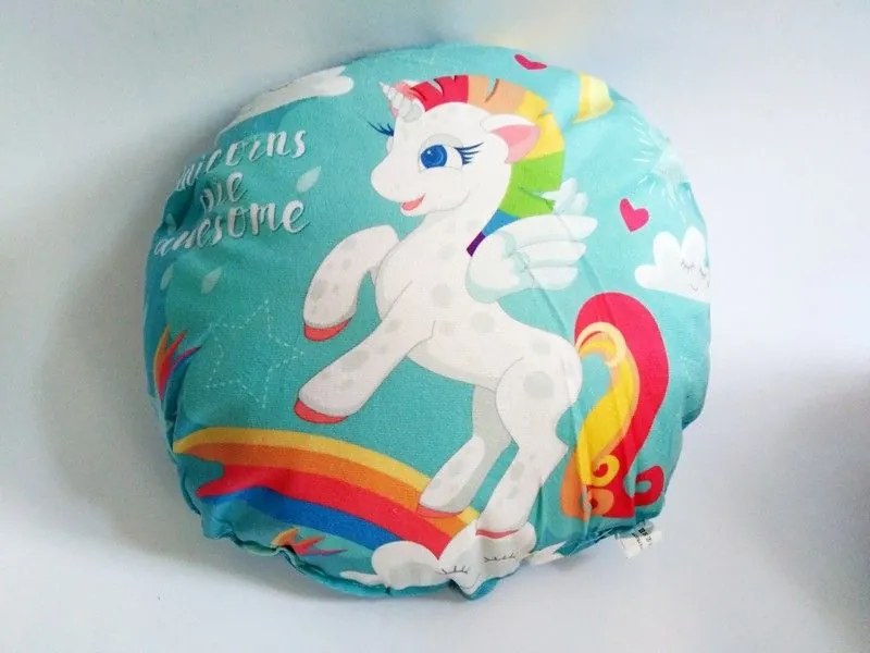 Pernă rotundă - Unicorn