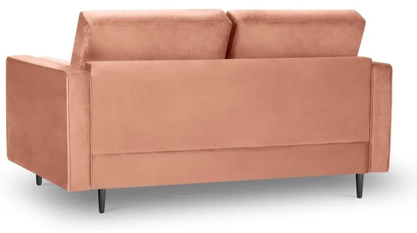 Canapea din catifea Milo Casa Santo, 174 cm, roz