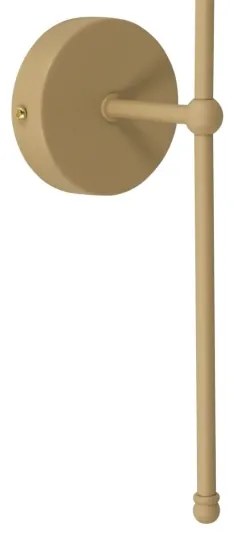 Lampă de perete MADELA 1xE14/40W/230V iută/bej