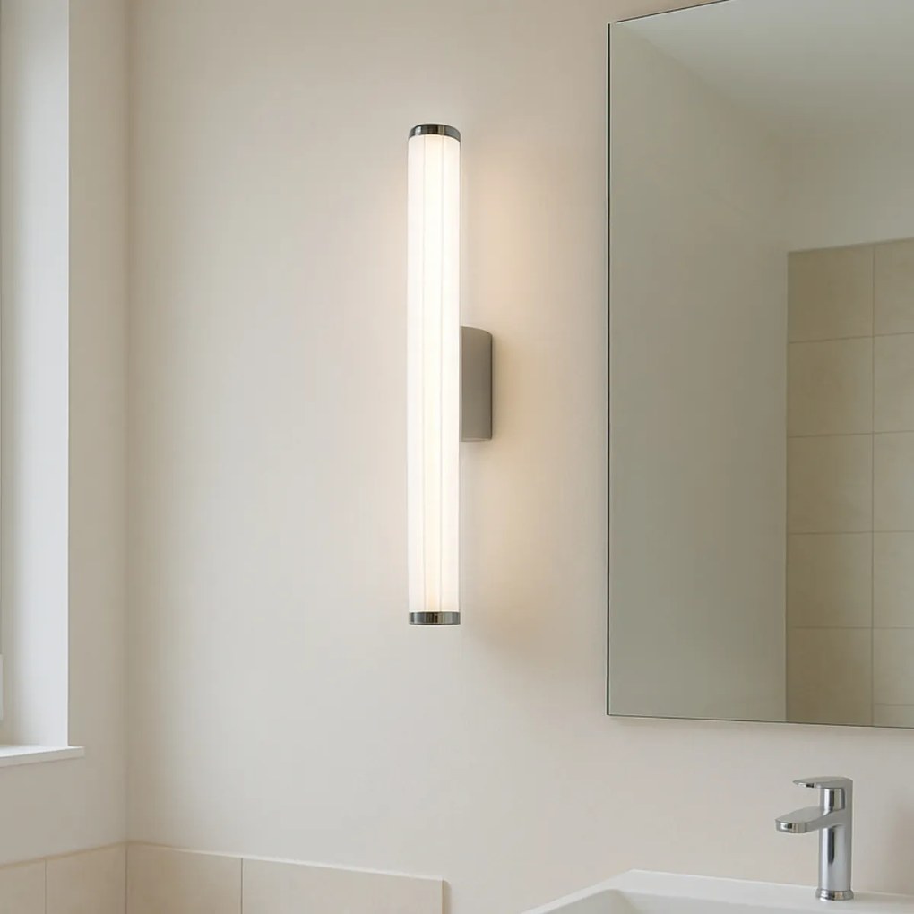 Lampă de perete retro Gunmetal 60,4 cm incl. LED IP44 - Coco