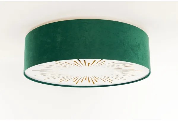 Plafonieră RAYS 2xE27/60W/230V d. 60 cm verde