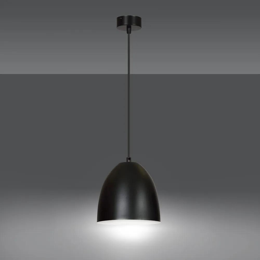 Pendul Lenox 1 Black / White 391/1 Emibig Lighting, Modern, E27, Polonia