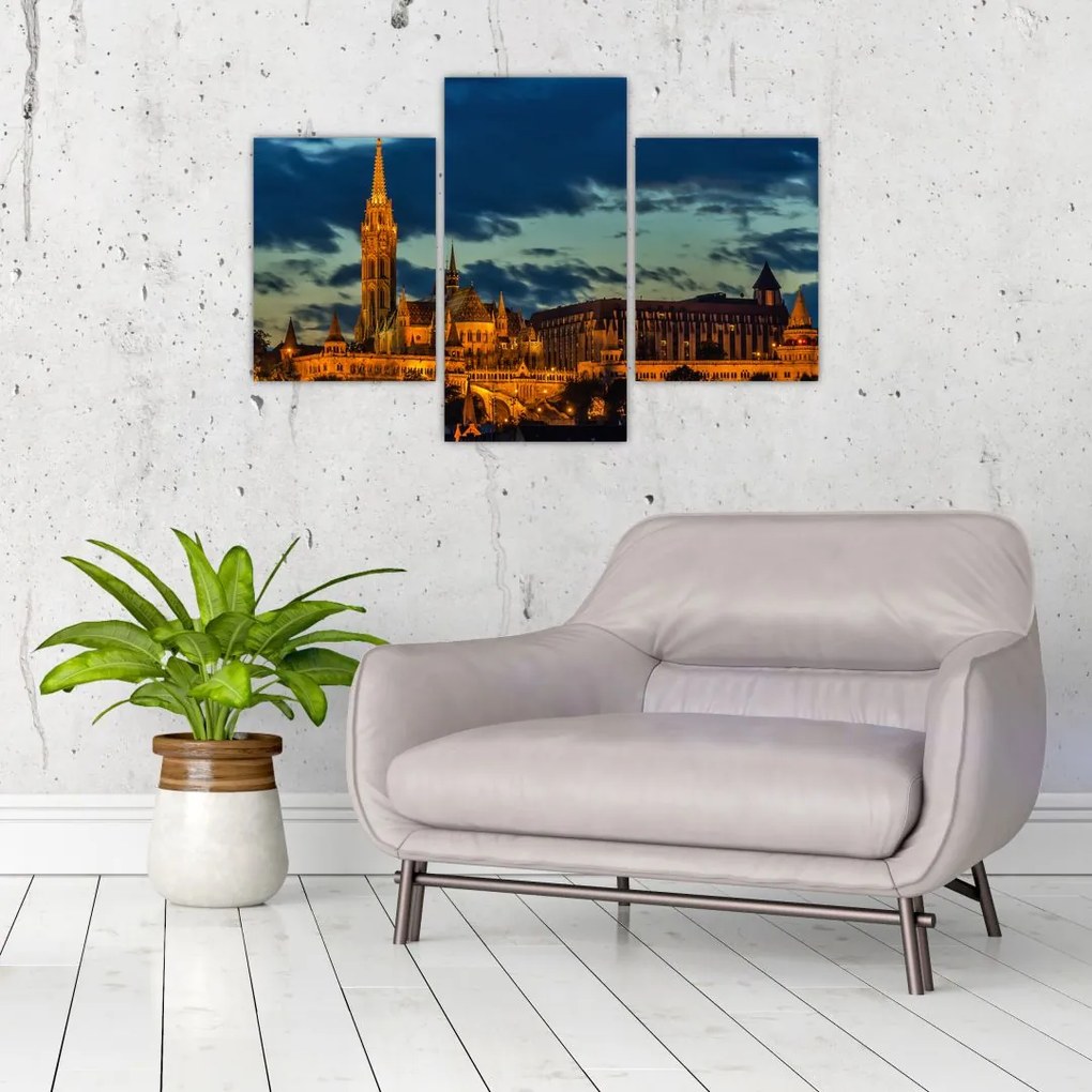 Tablou cu construcție iluminată (90x60 cm)