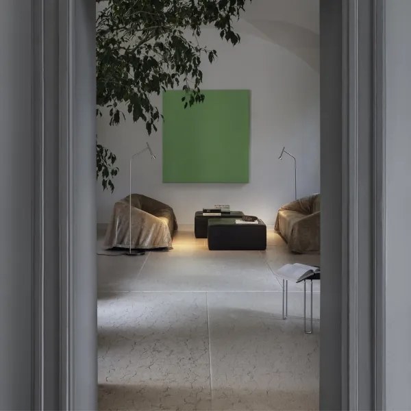 Ideal Lux - Lampă de podea LED DIESIS, 4,5 W, 230 V, CRI 95, crom mat