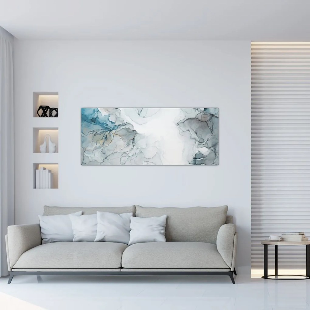 Tablou - Marmură albastră (120x50 cm)
