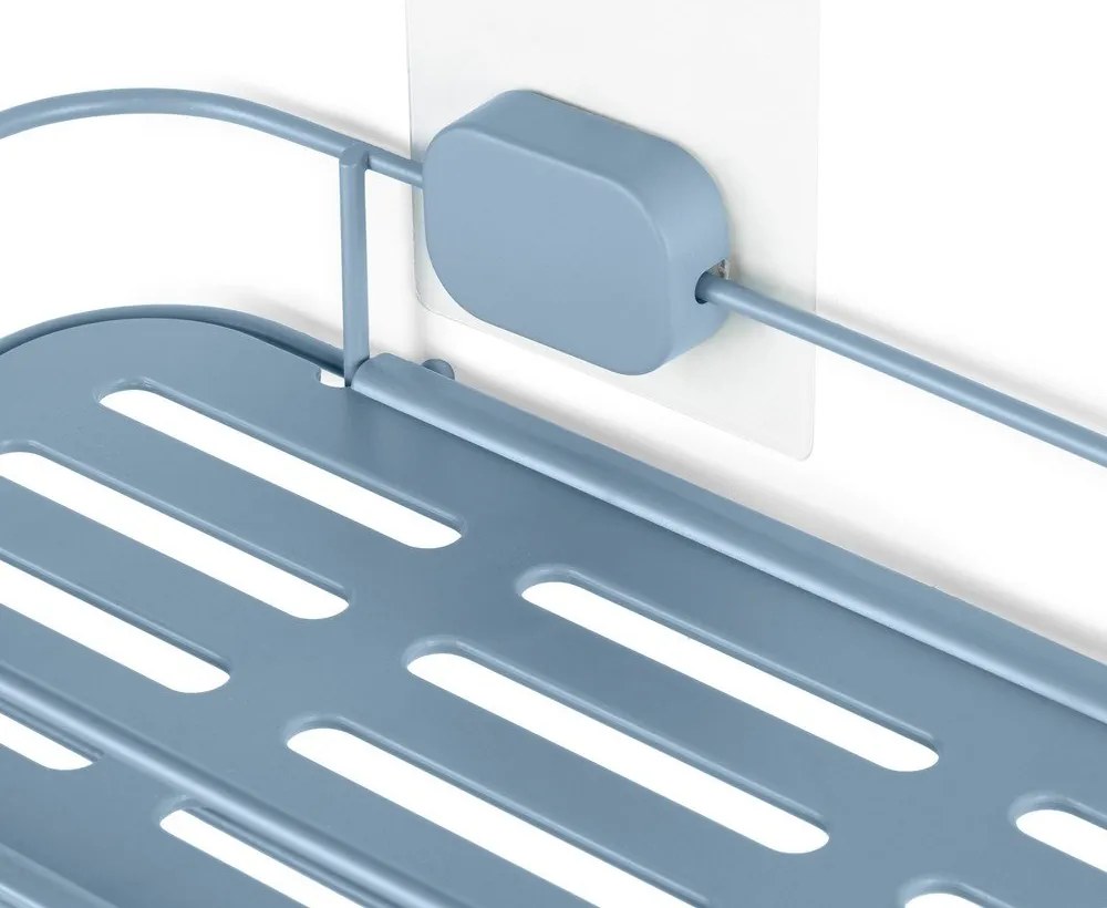 Raft pentru baie albastru deschis autoadeziv din metal Grena – Compactor