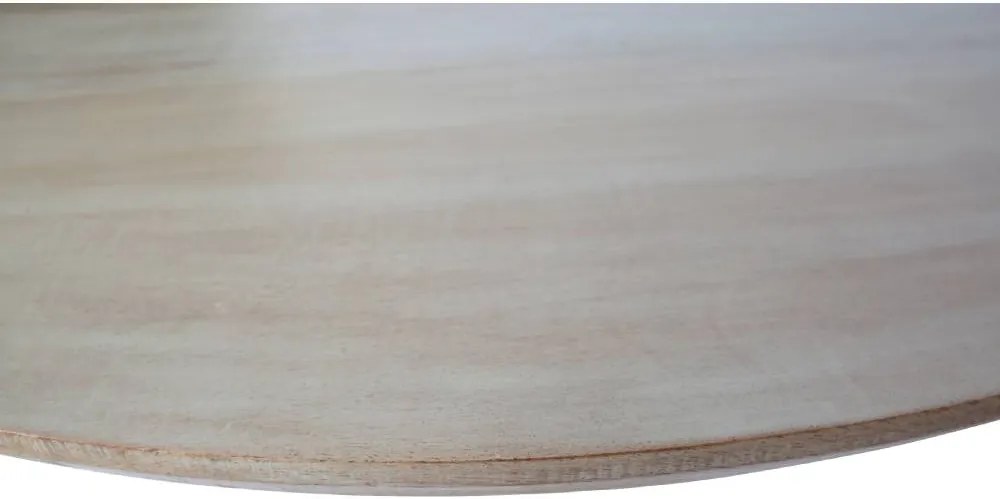 Masa rotunda natur ø120cm Blanco Mango Blank