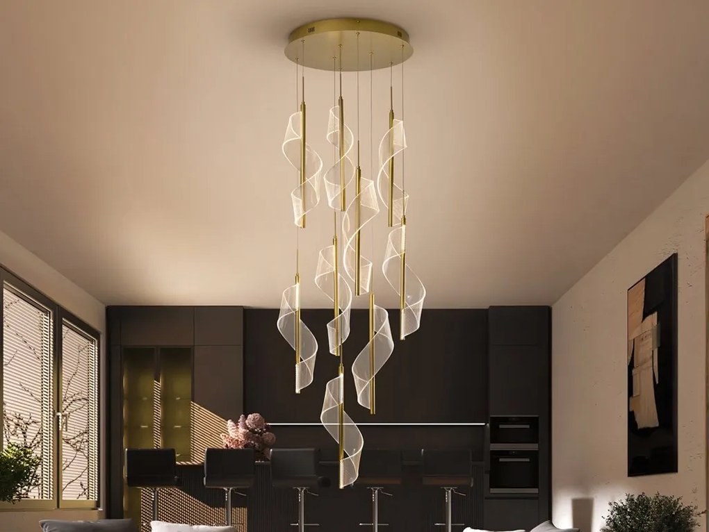 Lustra LED suspendata design modern Velas