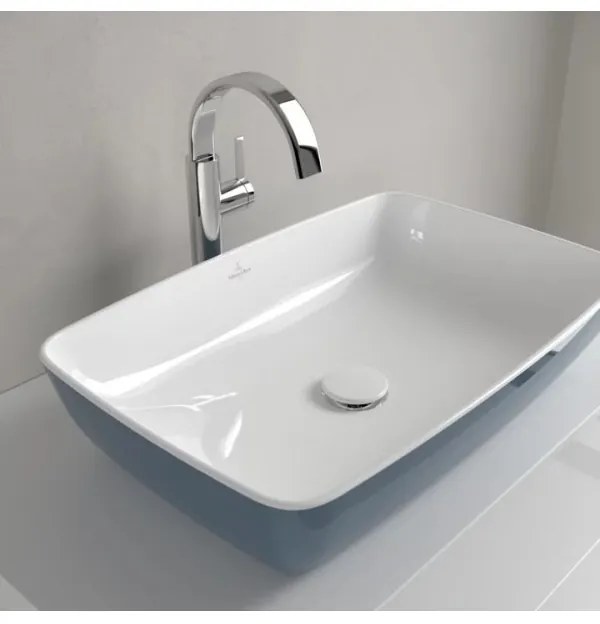 Lavoar pe blat, Villeroy&amp;Boch Artis, material TitanCeram, 58x38cm, Ocean, 417258BCW2