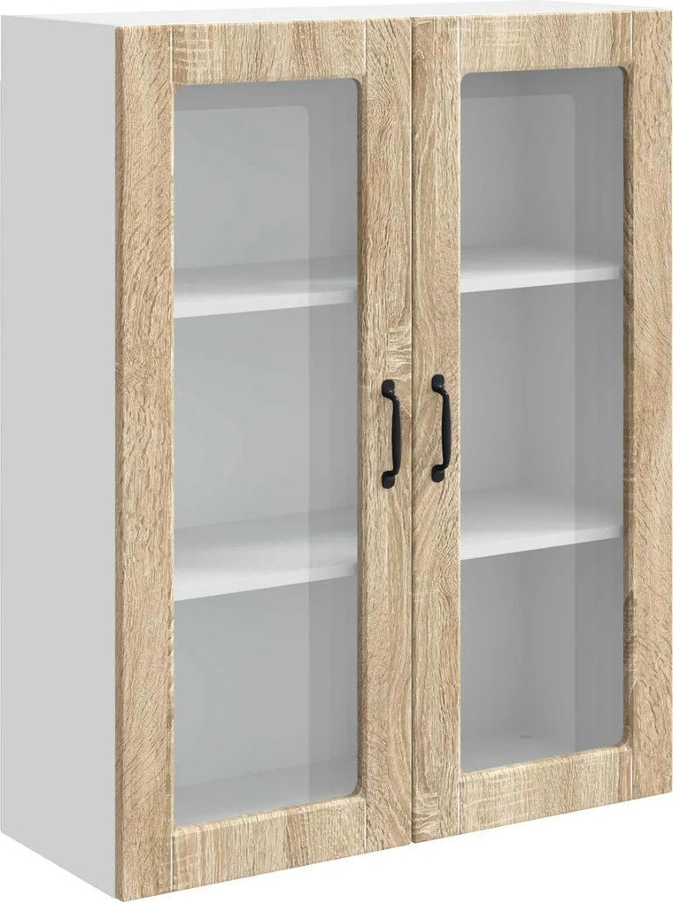 vidaXL Dulap de bucătărie Kalmar Stejar Sonoma 80 x 31 x 100 cm