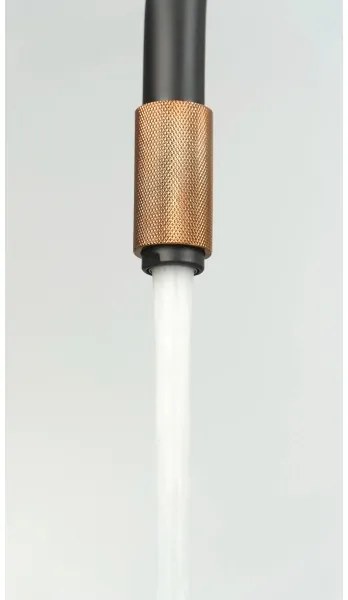 Baterie pentru chiuvetă Deante ASTER BCA_B64M, negru/alamă