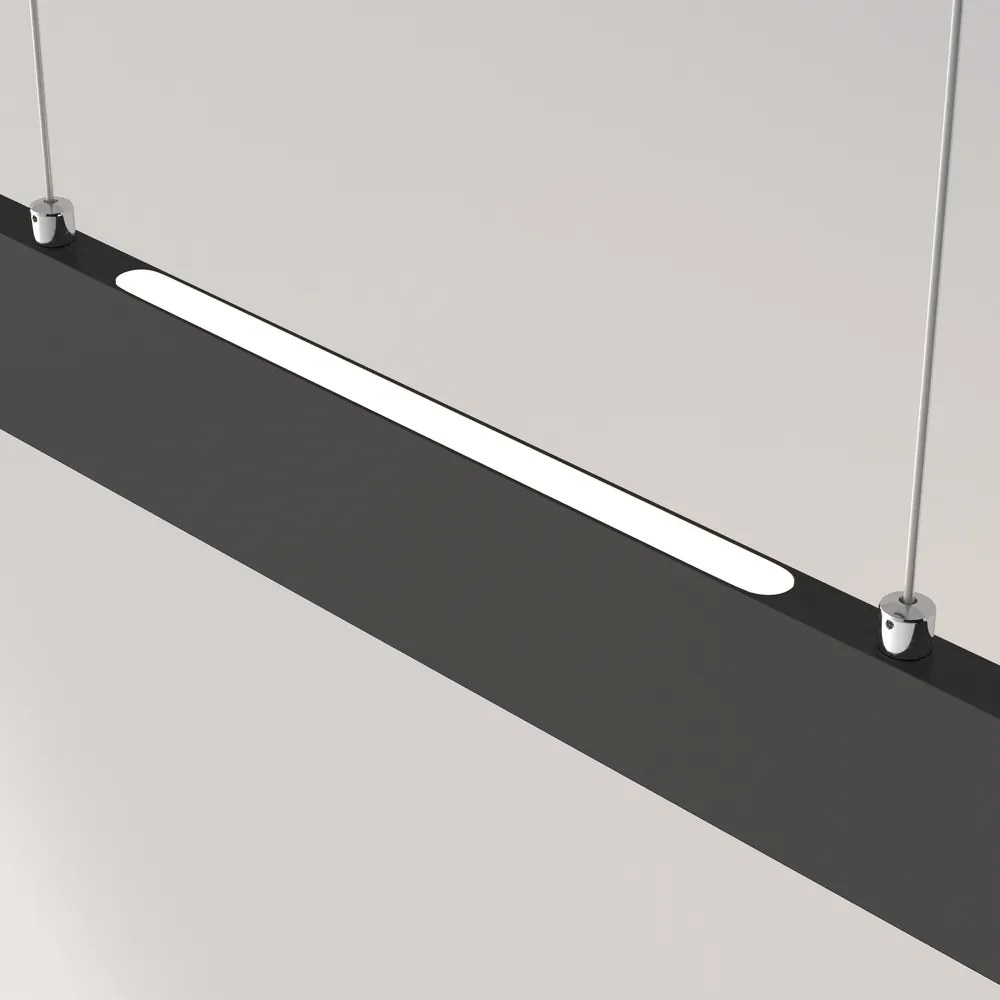 Suspensie Step P010PL-L23B4K Maytoni LED, Negru, Germania